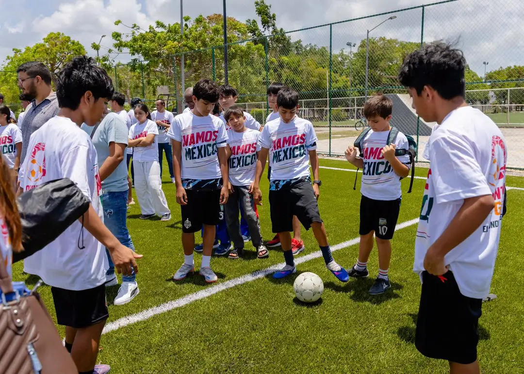 New Fast Soccer Fields Open at Tulum Sports Complex Under Mundial Social Program New Fast Soccer Fields Open at Tulum Sports Complex Under Mundial Social Program