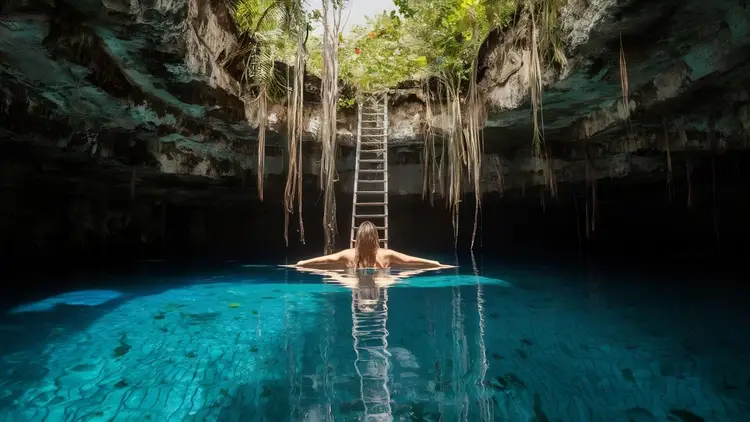 mexico-tourism-destination-cenote-casa-tortuga-near-tulum-playa-del-carmen