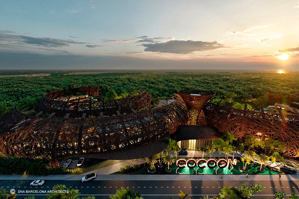 Tulum will have a nest-shaped hotel