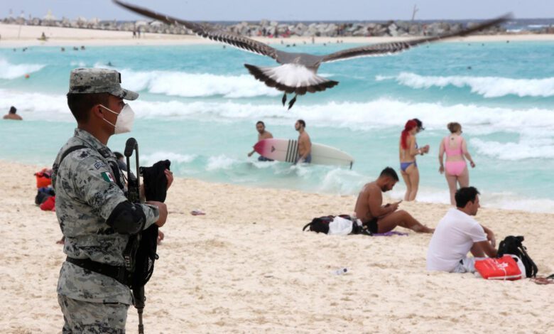 More military arrives to Tulum beaches to reinforce security