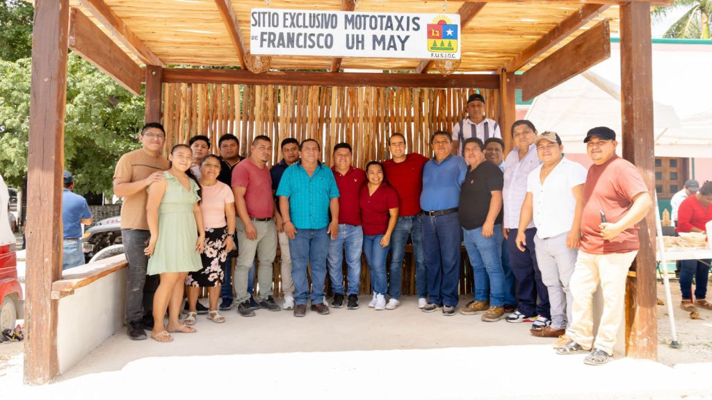 Alcalde Diego Castañón eleva la movilidad con iniciativa Mototaxi en la comunidad de Francisco Uh May