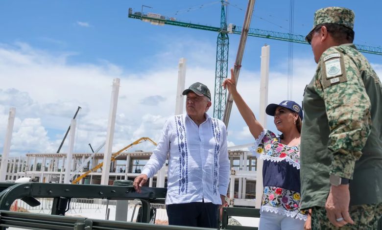 President López Obrador Surveys Thriving 55% Tulum's Airport Growth