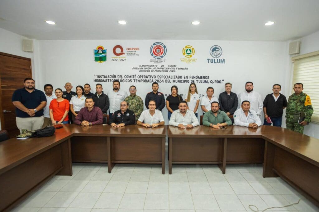 Tulum established a Specialized Operational Committee to monitor and respond to hydrometeorological events, emphasizing preparedness and coordination among government levels and the private sector.