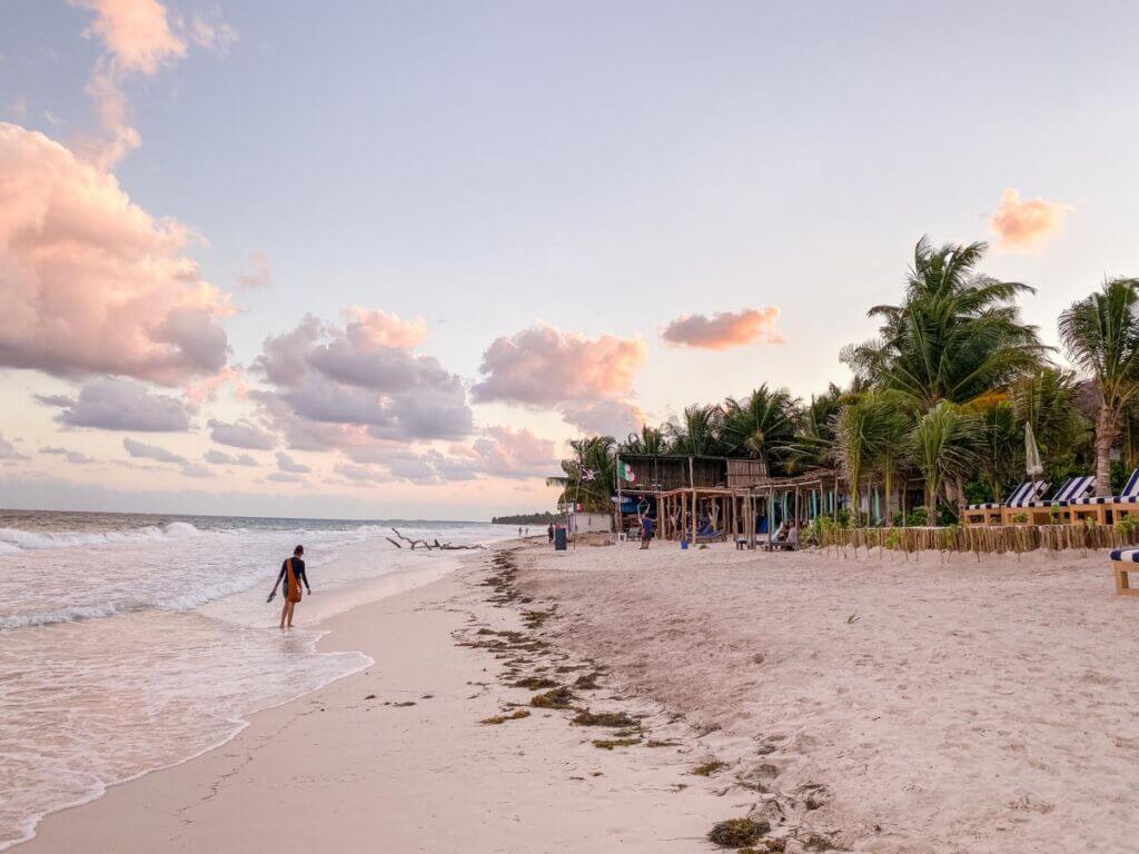 Are Tulum beaches swimmable? Discover current beach conditions, sargassum season impacts, and tips for safely enjoying Tulum’s crystal-clear waters year-round.